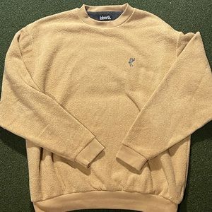 Ashworth Golf Mens Medium Gold Crewneck Sweatshirt